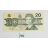 1991 CDN $20 BANKNOTE