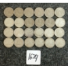 Image 1 : LOT OF 24 - 1888-1972 CDN 10 CENT COINS