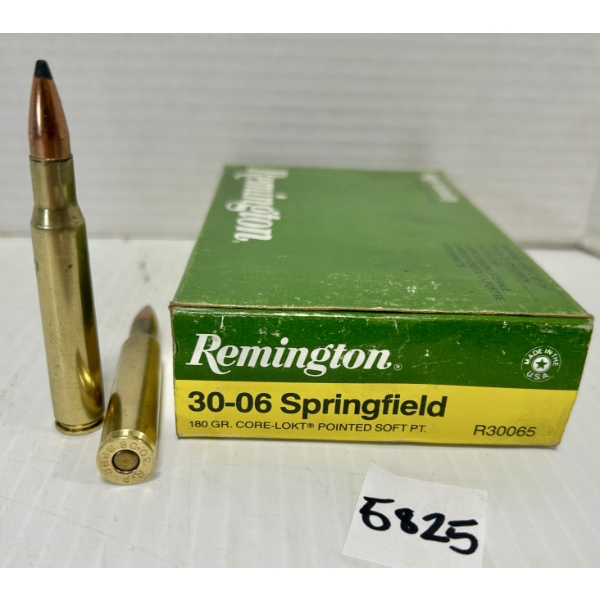 AMMO: 20X REMINGTON .30-06 SPRG 180GR. SP