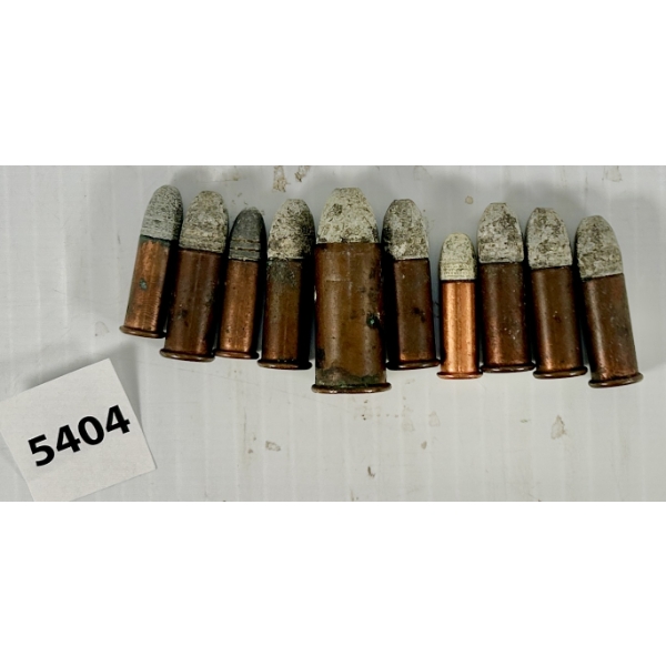 AMMO: 10X MIXED ANTIQUE RIMFIRE CARTRIDGES
