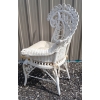 Image 6 : ROCOCO STYLE WICKER PATIO CHAIR W/ CUSHION