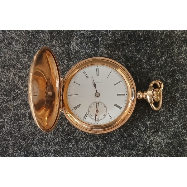 RYRIE BROS. 16J GOLD FILLED POCKET WATCH 