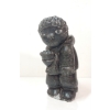 Image 1 : BOY W/ WATER SKIN BY INUKPUK - STONE