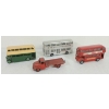 Image 1 : LOT OF 4 - DIECAST BUDGIE & DINKY TOYS VEHICLES - INCL ATLANTEAN BUS, A.E.C. ROUTEMASTER, ETC