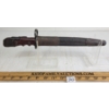 Image 6 : 1946 BRITISH NO. 7 MK I BAYONET W/ LEATHER SCABBARD