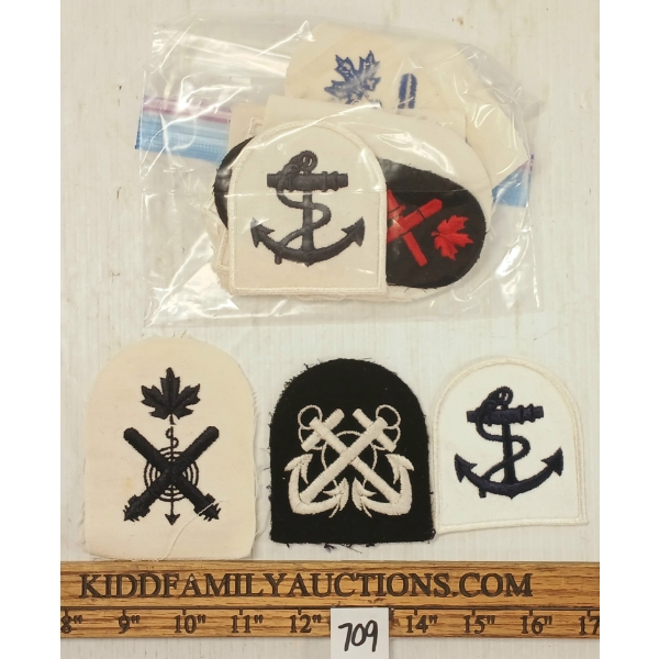 QTY OF CDN NAVY PATCHES