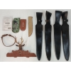 Image 2 : JOB LOT - MISC BLADE SHEATHS & COVERS, BAKELITE DEER KEYRING HOLDER, MINI DEER CALL & COLT BOX