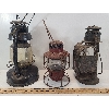 Image 4 : LOT OF 4 - LANTERNS & LAMP SHADE - INCL RAILWAY, AIR PILOT, ETC