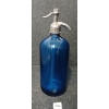 Image 4 : AMITY HARBOR BEVERAGES - COBALT ACID-ETCHED - 26OZ SELTZER BOTTLE