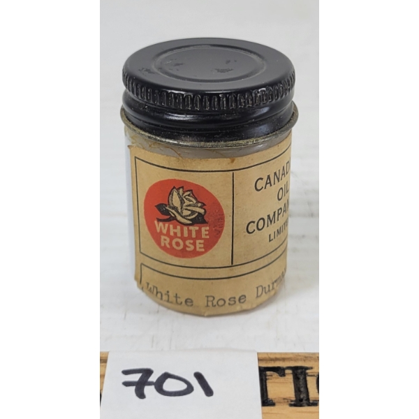 WHITE ROSE DURMAX A-1 SAMPLE JAR