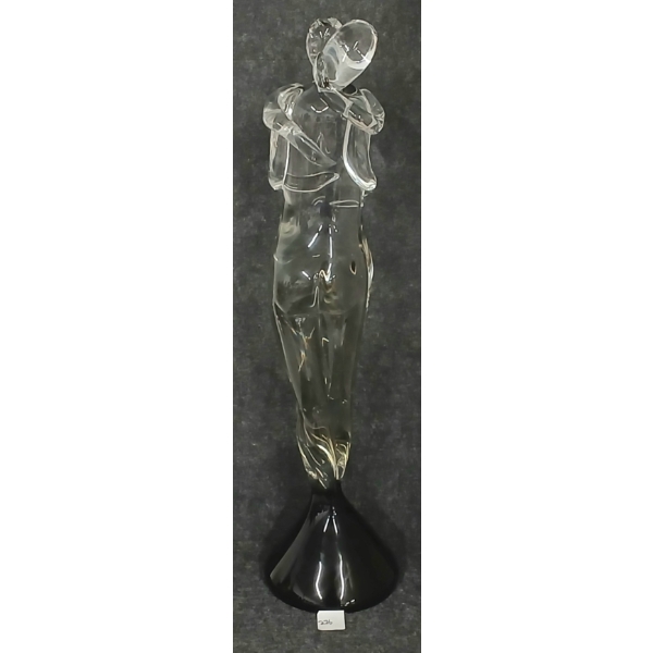 "GLI AMANTI" MURANO GLASS STATUE - SIGNED LIVIO SEGUSO