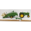 Image 3 : LOT OF 2 - JOHN DEERE DIECAST TRACTOR & HAY BALER 