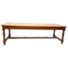 Image 2 : COUNTRY STYLE HARVEST TABLE - PINE OR SPRUCE TOP - C. LATE 19TH / 20TH CENTURY