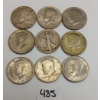 Image 2 : LOT OF 9 - U.S. HALF DOLLAR PCS - INCL SILVER 1934 PC