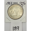 1963 CDN SILVER DOLLAR - UNCIRCULATED