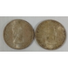 Image 2 : LOT OF 2 - 1964 CDN SILVER DOLLARS - CHARLOTTETOWN