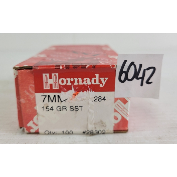 BULLETS: 100X HORNADY 7MM - 154GR - SST