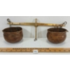 Image 3 : BRASS & COPPER HANGING SCALE