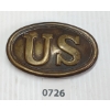 Image 1 : U.S. CIVIL WAR US BELT BUCKLE PLATE 