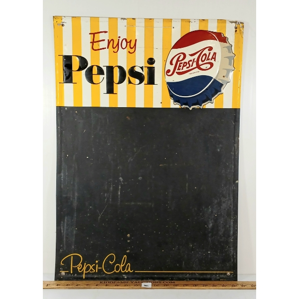 PEPSI-COLA ENJOY PEPSI - CHALK MENU BOARD