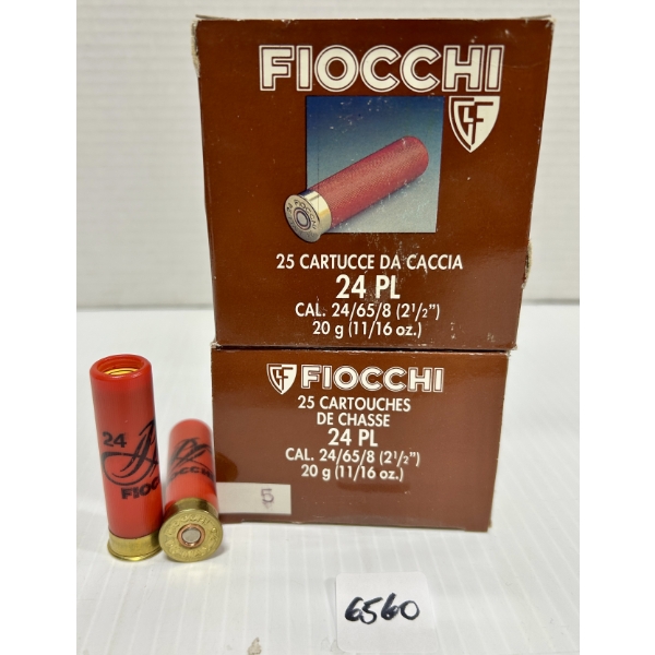 AMMO: 50X FIOCCHI 24 GA 2-1/2 IN - #5