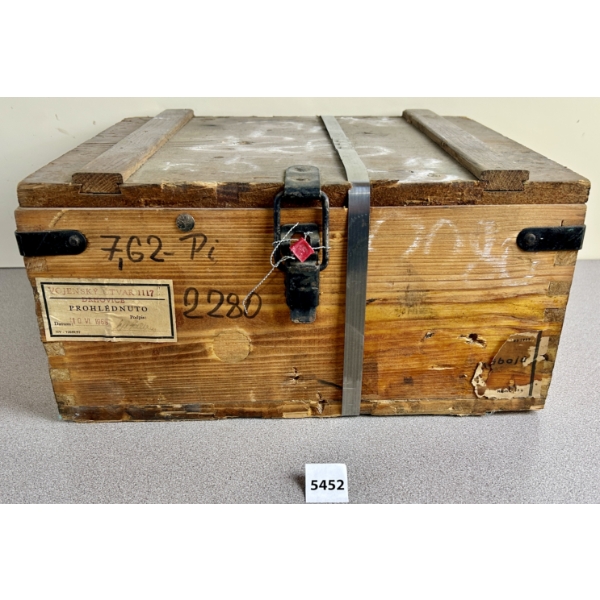 AMMO: UNOPENED CRATE 2280X 7.62 MM