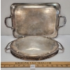 Image 2 : LOT OF 2 - SILVER PLATED TROPHY TRAYS - INCL MONTREAL GUN DOG CLUB & CARLINGS CHALLENGE
