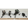 Image 2 : LOT OF 4 - ASSORTED FISHING REELS