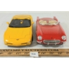 Image 5 : LOT OF 2 - MIRA & UT DIECAST CORVETTE CONVERTIBLE MODELS 