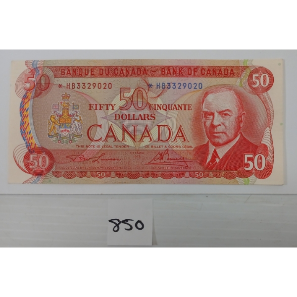 1975 CDN $50 BANKNOTE