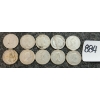 Image 2 : LOT OF 10 - 1947-1966 CDN 10 CENT COINS