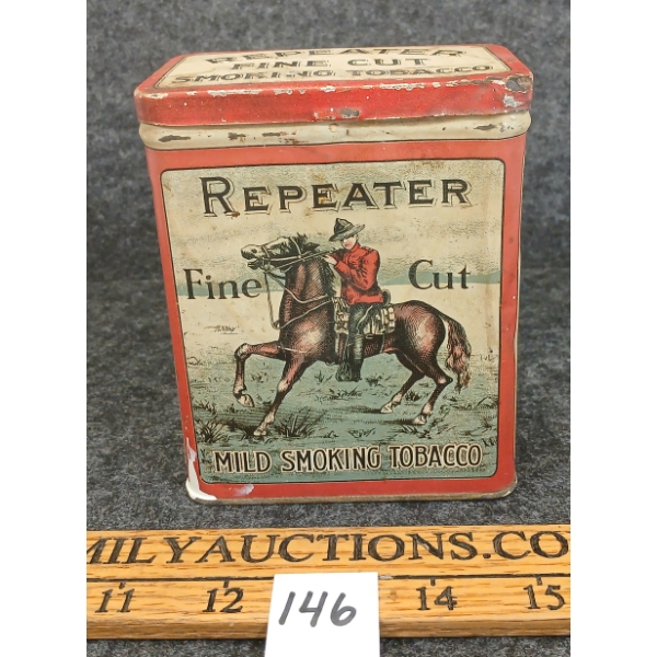 REPEATER MILD SMOKING TOBACCO TIN