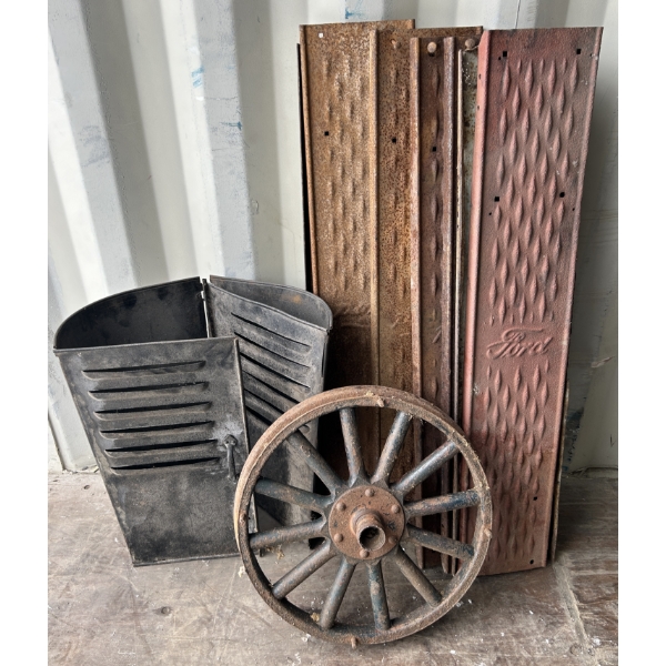 JOB LOT - FORD MODEL T PARTS - INCL HOOD & RUNNING BOARDS
