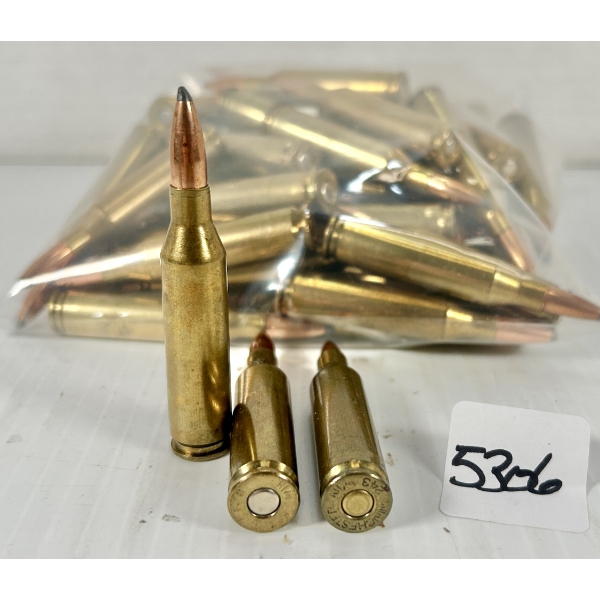 AMMO: APPROX 40X MIXED .243 WIN - MOSTLY REOLADS