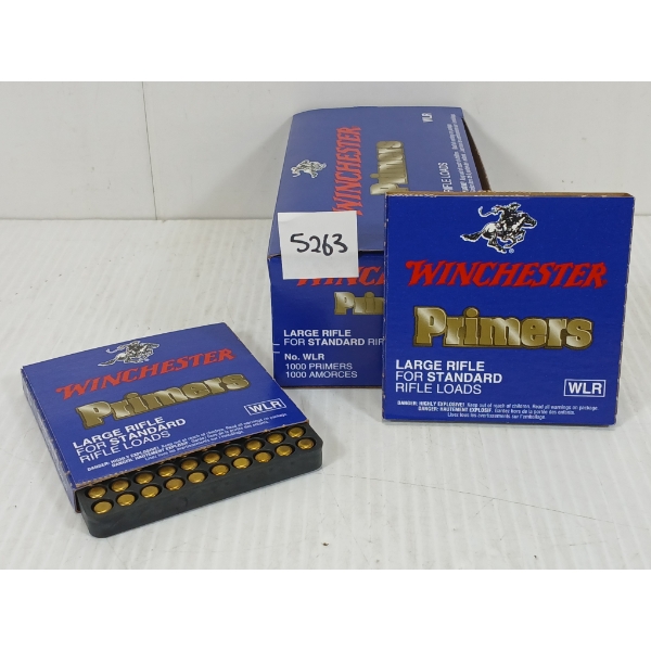 PRIMERS: 1000X WINCHESTER LARGE RIFLE 