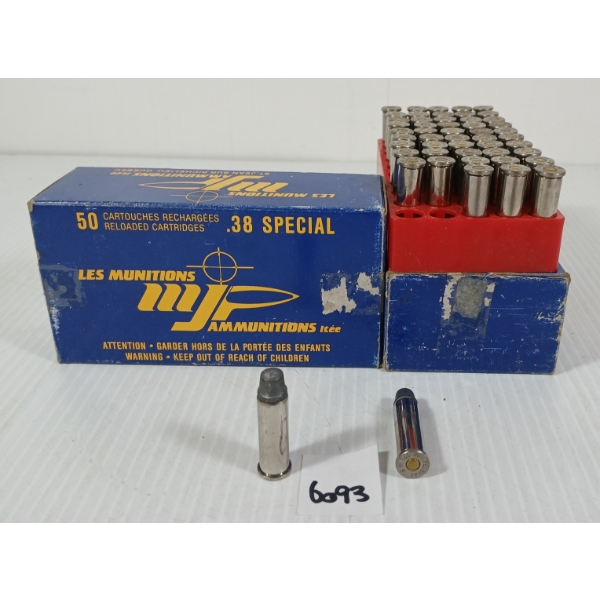 AMMO: 100X MJP .38 SPL - FN