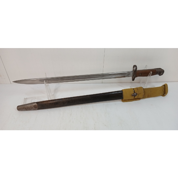 1907 PATTERN BAYONET W/ SCABBARD & FROG