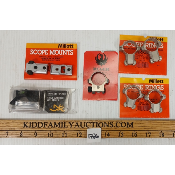JOB LOT - SCOPE ACCESS - INCL ANTI-CANT TOP RING