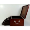 Image 7 : MAHOGANY COLLECTOR COIN BOX
