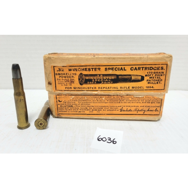 AMMO: 20X WRA CO .32 WIN SPL - 170 GR SP 