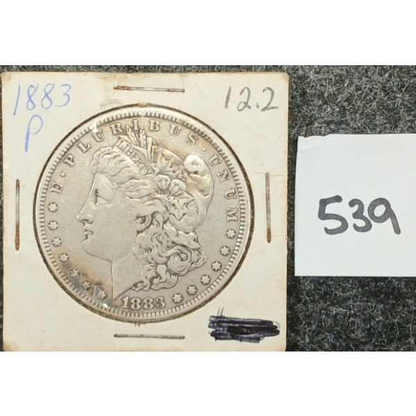 1883 US MORGAN SILVER DOLLAR