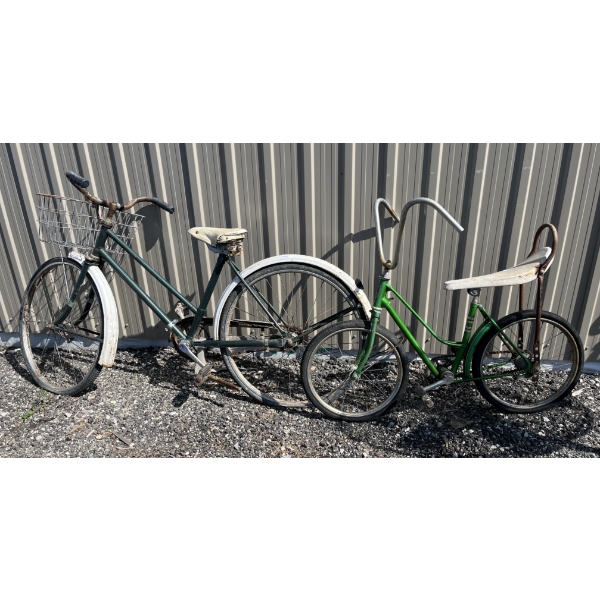 LOT OF 2 - VINTAGE BICYCLES