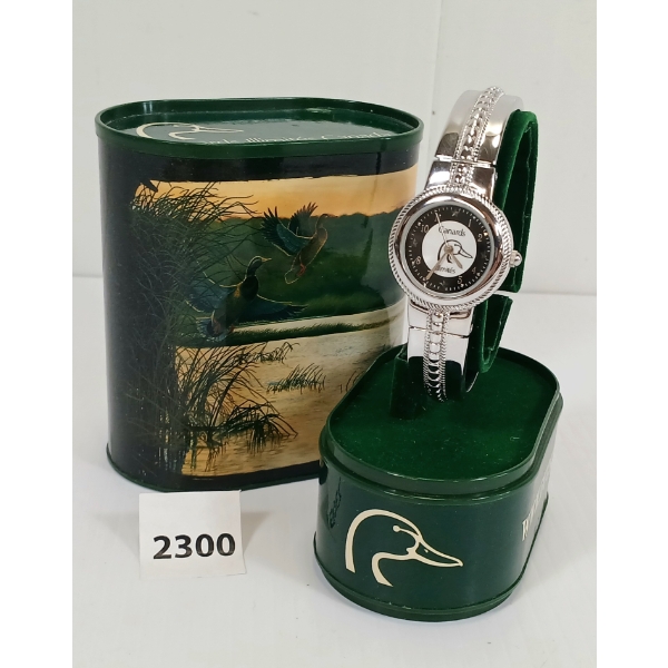 DUCKS UNLIMITED LADIES WRIST WATCH - AS NEW