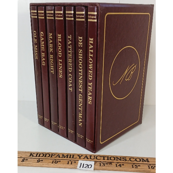 LOT OF 7 - NASH BUCKINGHAM MINT EDITION HARDCOVERS - INCL "OLE MISS", "GAME BAG", BLOOD LINES", ETC