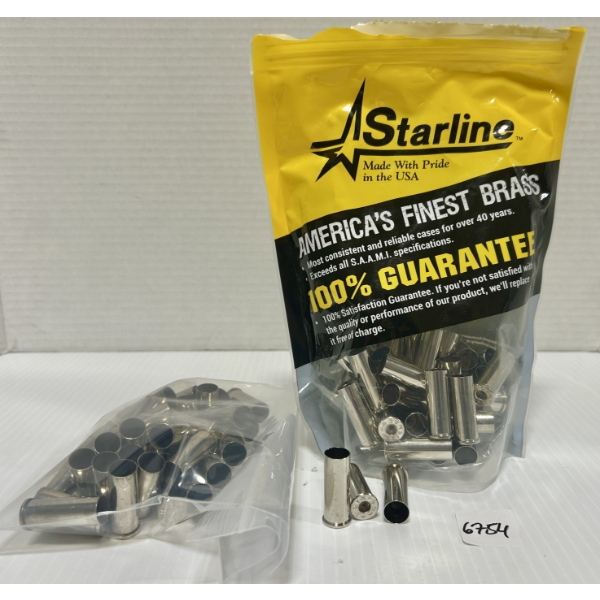 BRASS: 90X STARLINE .44 REM MAG - NICKEL