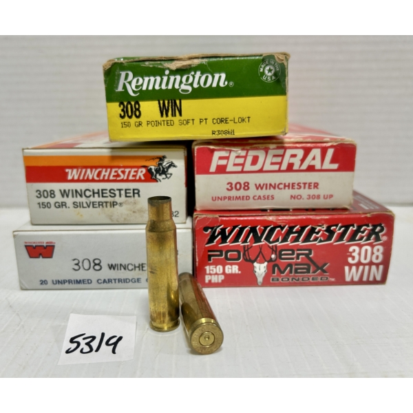 BRASS: 100X .308 WIN 