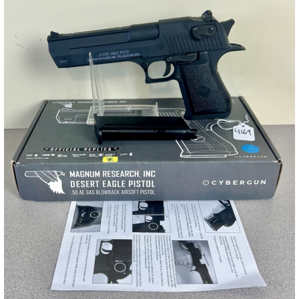 CYBERGUN DESERT EAGLE 6MM AIR SOFT PISTOL - NO PAL REQUIRED 