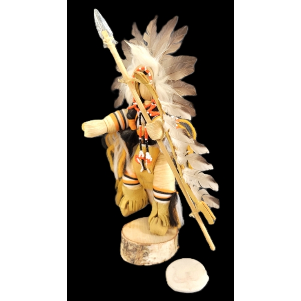 HANDMADE IROQUOIS / CHIEF KACHINA DOLL