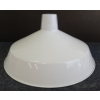 Image 5 : LOT OF 2 - PORCELAIN LIGHT SHADE & RED OVERHEAD LIGHT
