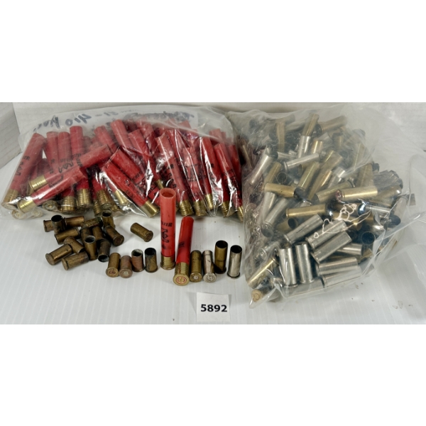 BRASS / HULLS: 19X .38 SHORT COLT, 51X .410 GA & APPROX 200X .38 SPL